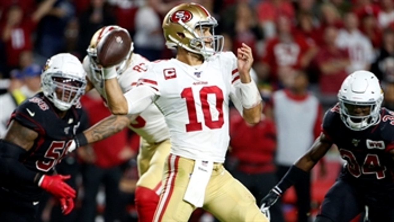 Shannon Sharpe: Jimmy Garoppolo showed he can play 'big time football' in win last night