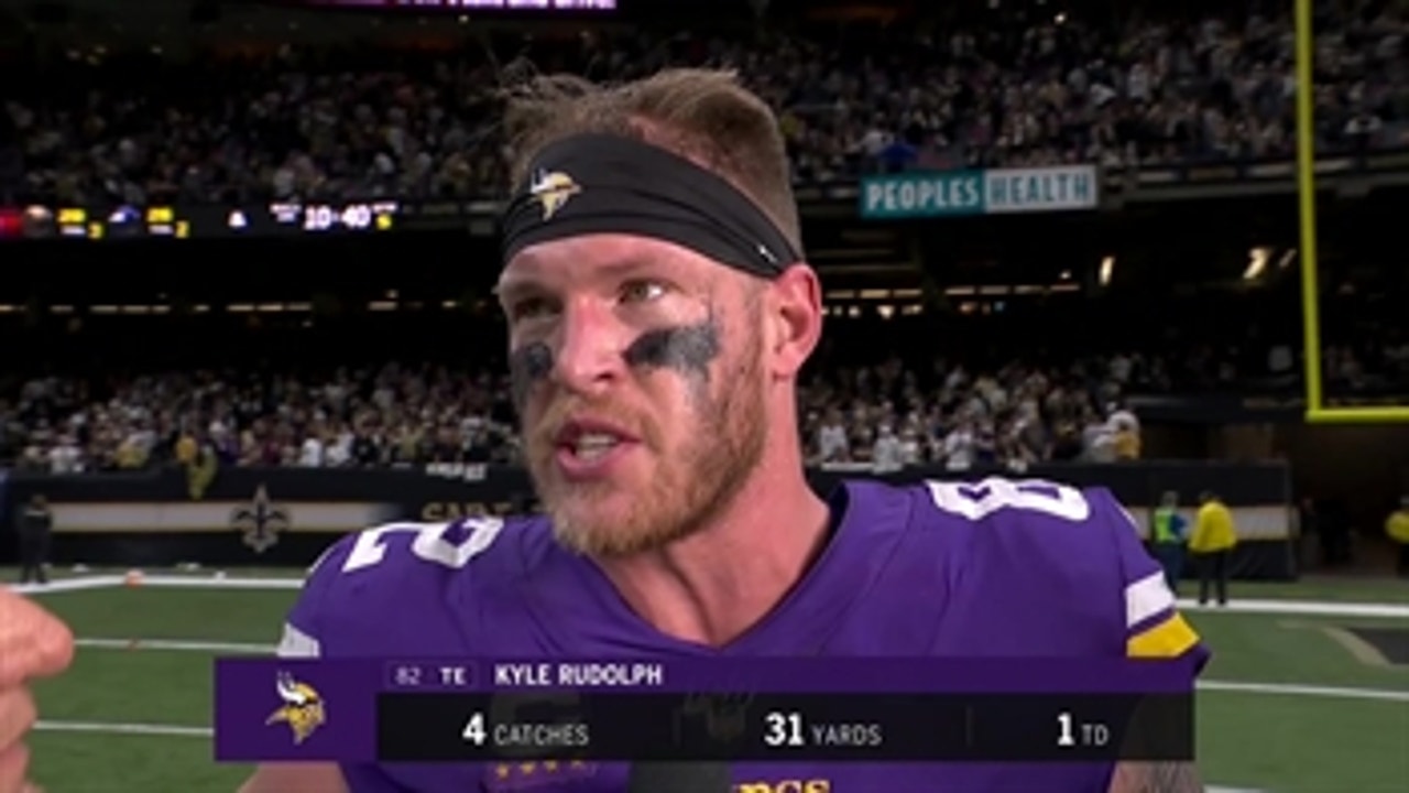 Kyle Rudolph: Vikings proved 'Kirk Cousins can't win the big game' narrative wrong
