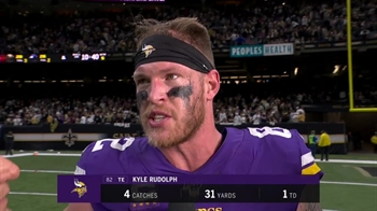 Kyle Rudolph: Vikings proved 'Kirk Cousins can't win the big game' narrative wrong