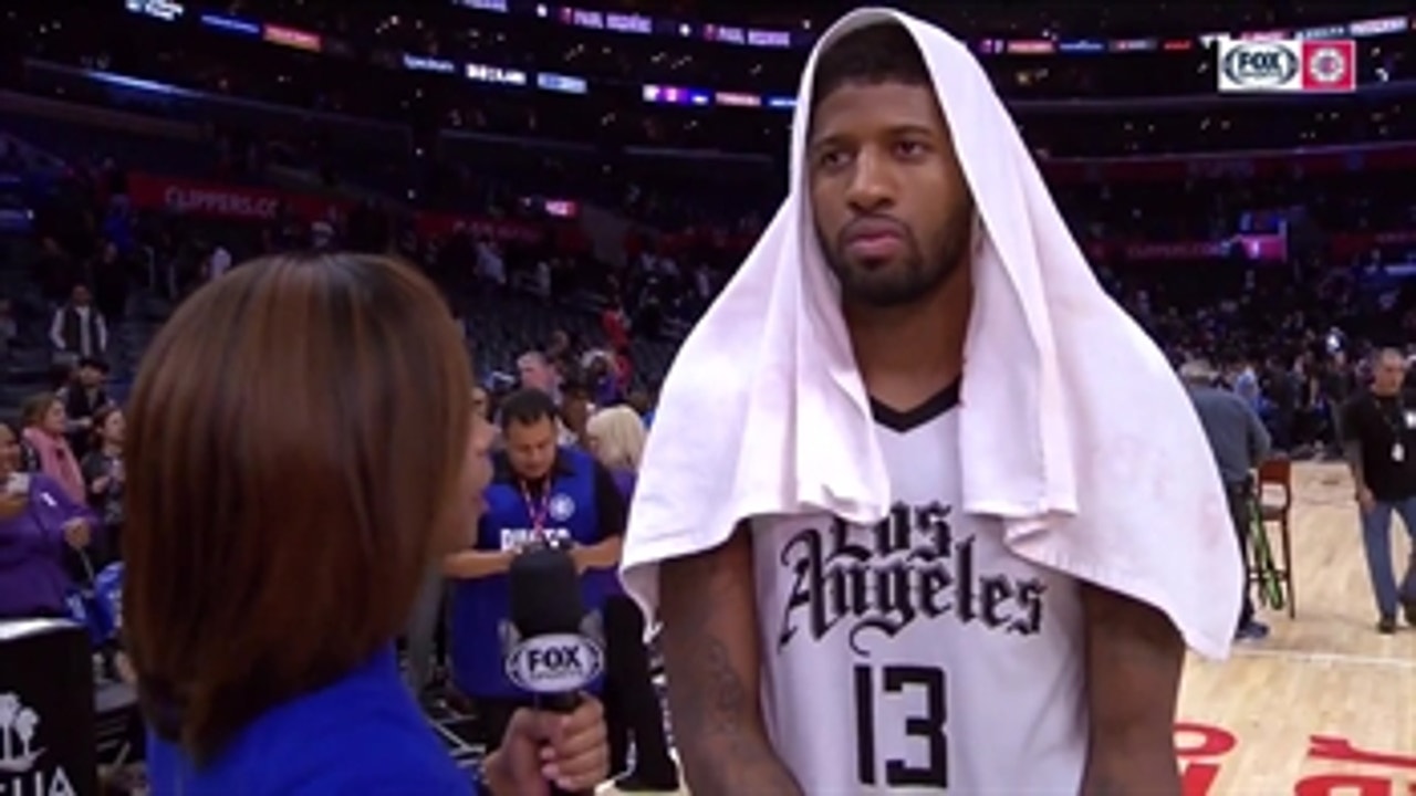 Paul George on win over Wizards: 'Everything was clicking offensively'