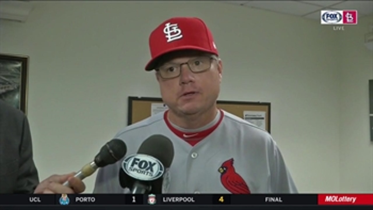 Shildt on Wacha pitching inside: 'We hadn't controlled it this series. We did today'