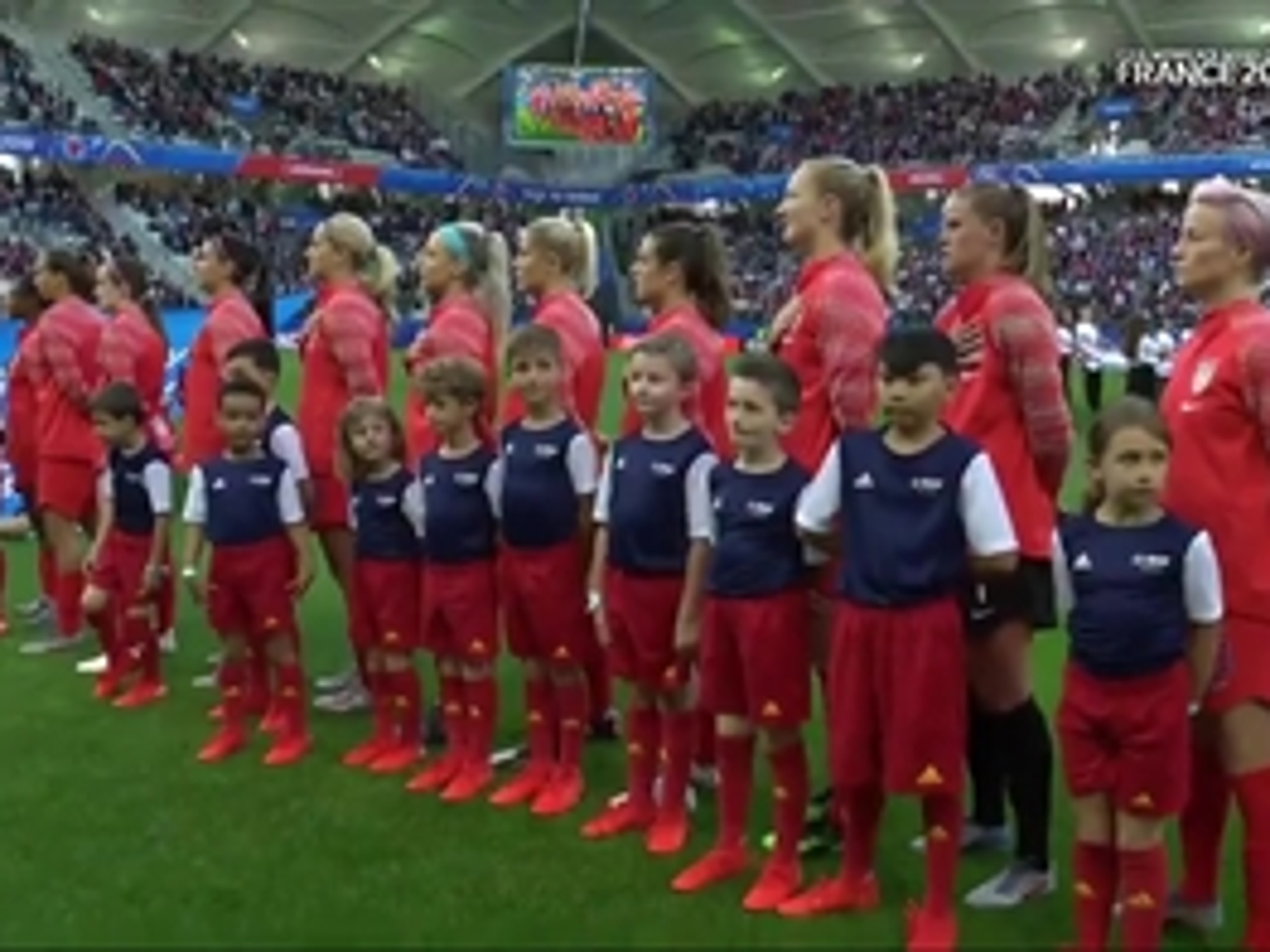 Watch The United States National Anthem Play For The First Time At The 19 Fifa Women S World Cup Fox Sports Watch The United States National Anthem Play For The First Time At The 19 Fifa Women S World Cup Fox Sports