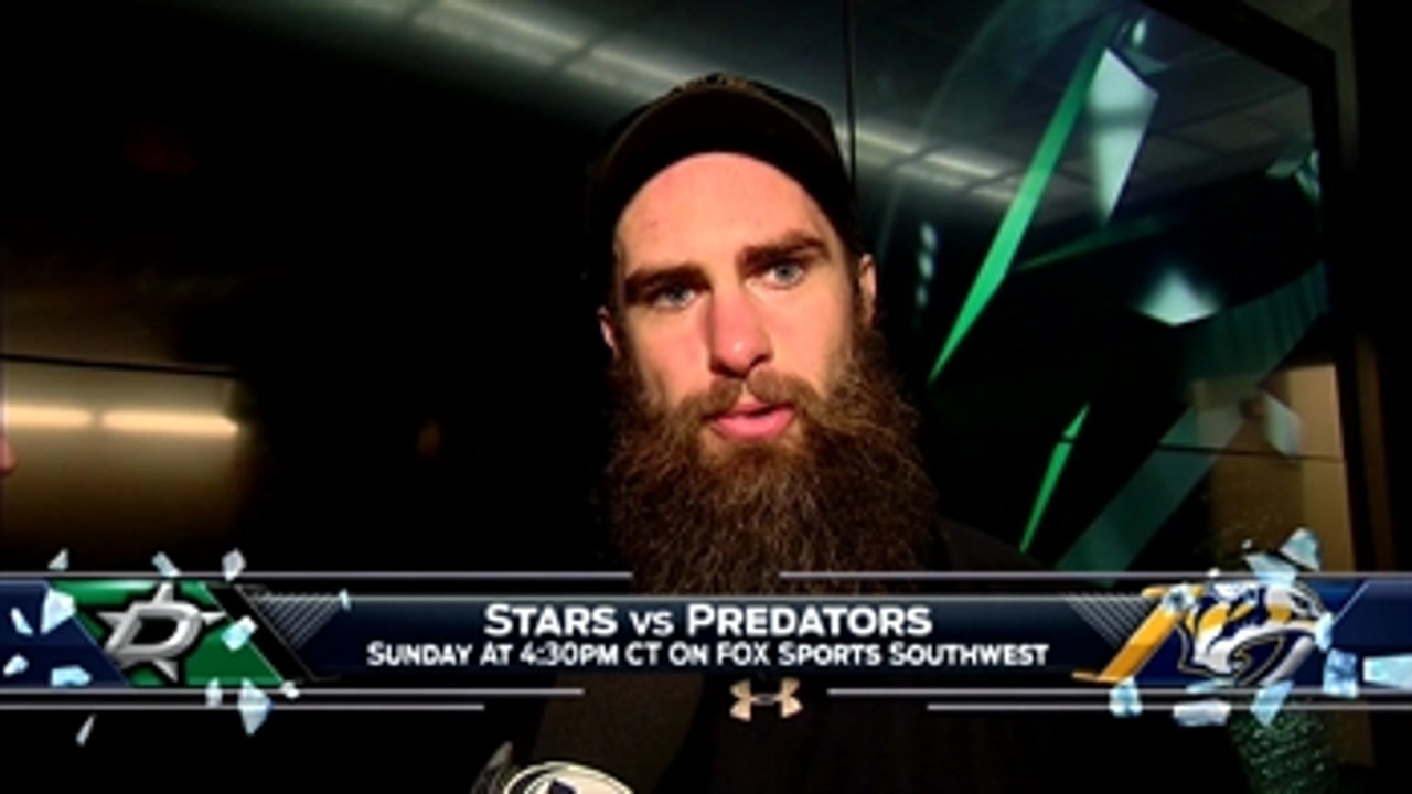 Patrick Eaves played 600th game, Stars win 5-2