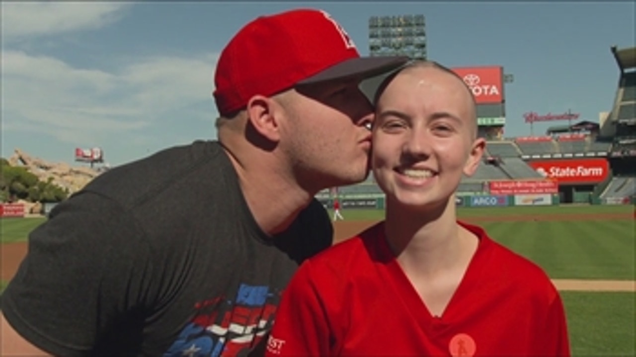 Angels Live: Team hosts young fan fighting a tough battle