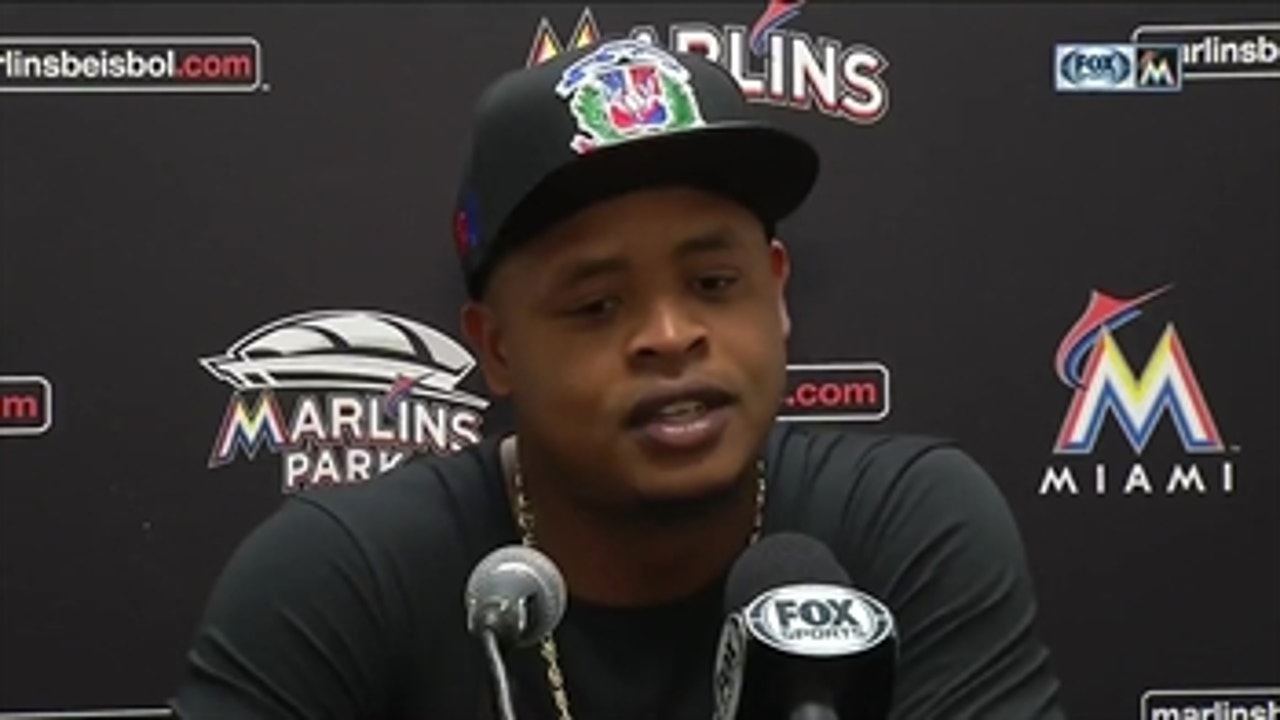 Marlins' Volquez retires 13 straight to start the game
