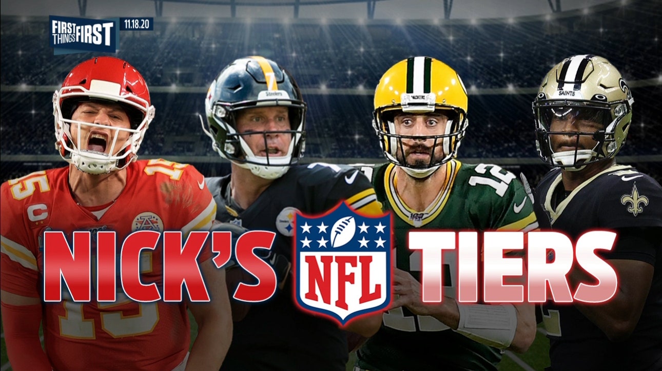 Nick Wright breaks down his NFL Tiers entering Week 11 ' FIRST THINGS FIRST