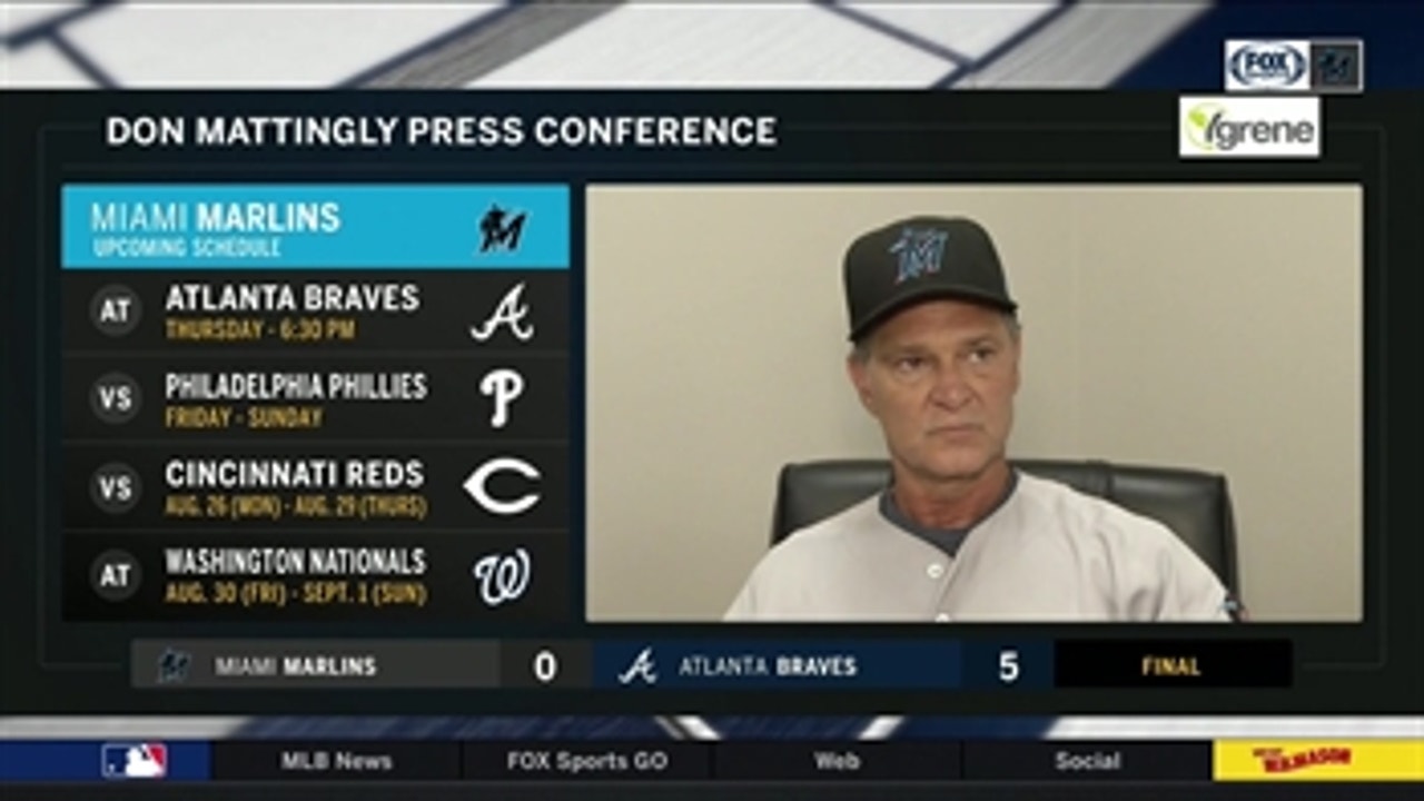 Don Mattingly says Braves' Julio Teheran has been a mystery, breaks down loss