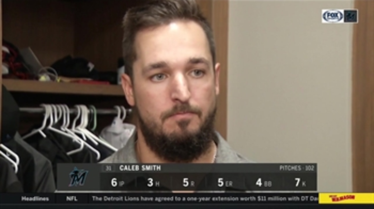 Caleb Smith discusses his start, first career extra-base hit