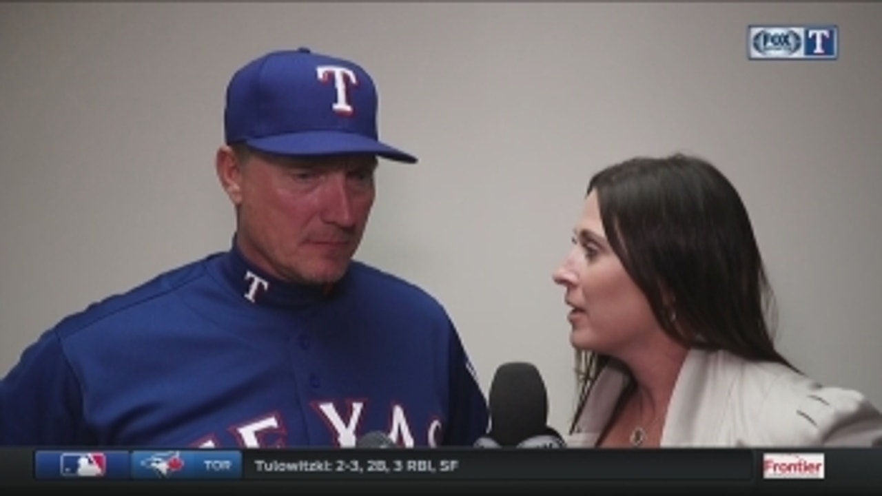 Jeff Banister talks tough 6-5 loss to Angels