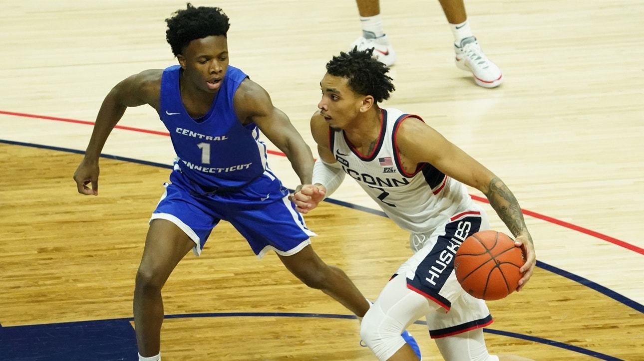 UConn dominates Central Connecticut , 102-75, in return to Big East Conference