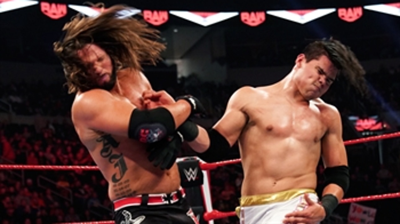 Humberto Carrillo vs. AJ Styles: Raw, Oct. 28, 2019