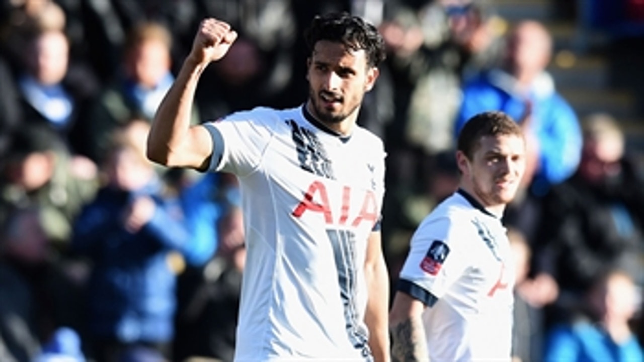 Chadli strike puts Tottenham in front of Colchester ' 2015-16 FA Cup Highlights