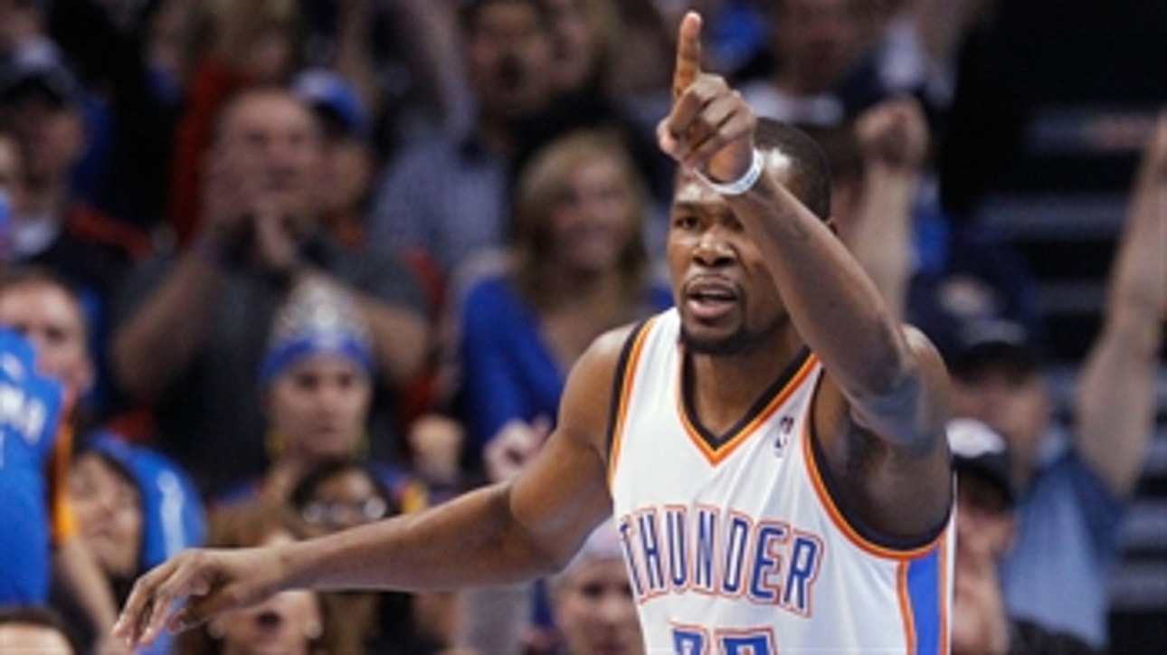 Thunder clinch 2 seed behind Durant's 42