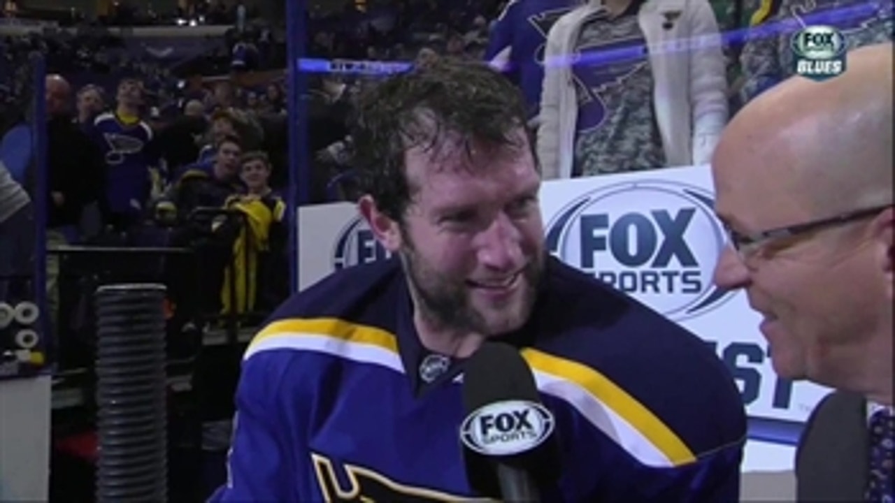 No. 1 star David Backes deflects the praise