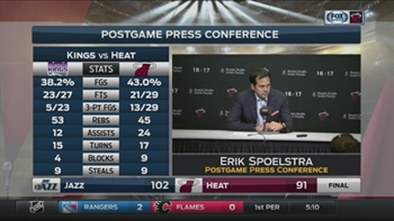 Erik Spoelstra on loss: That's not who we are