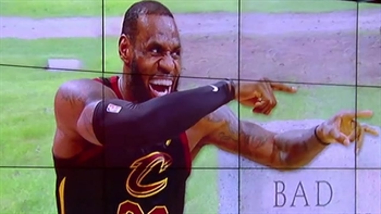 Colin Cowherd's reaction to LeBron's latest game-winning shot against the Raptors