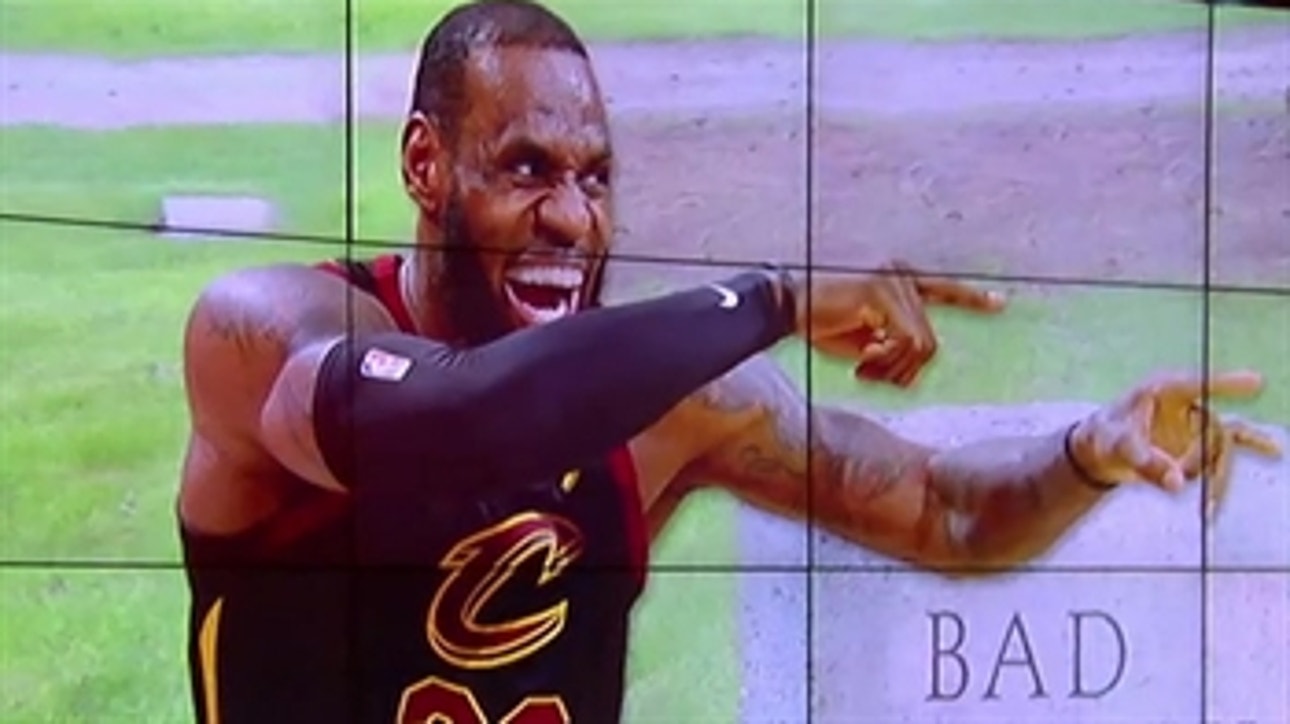 Colin Cowherd's reaction to LeBron's latest game-winning shot against the Raptors