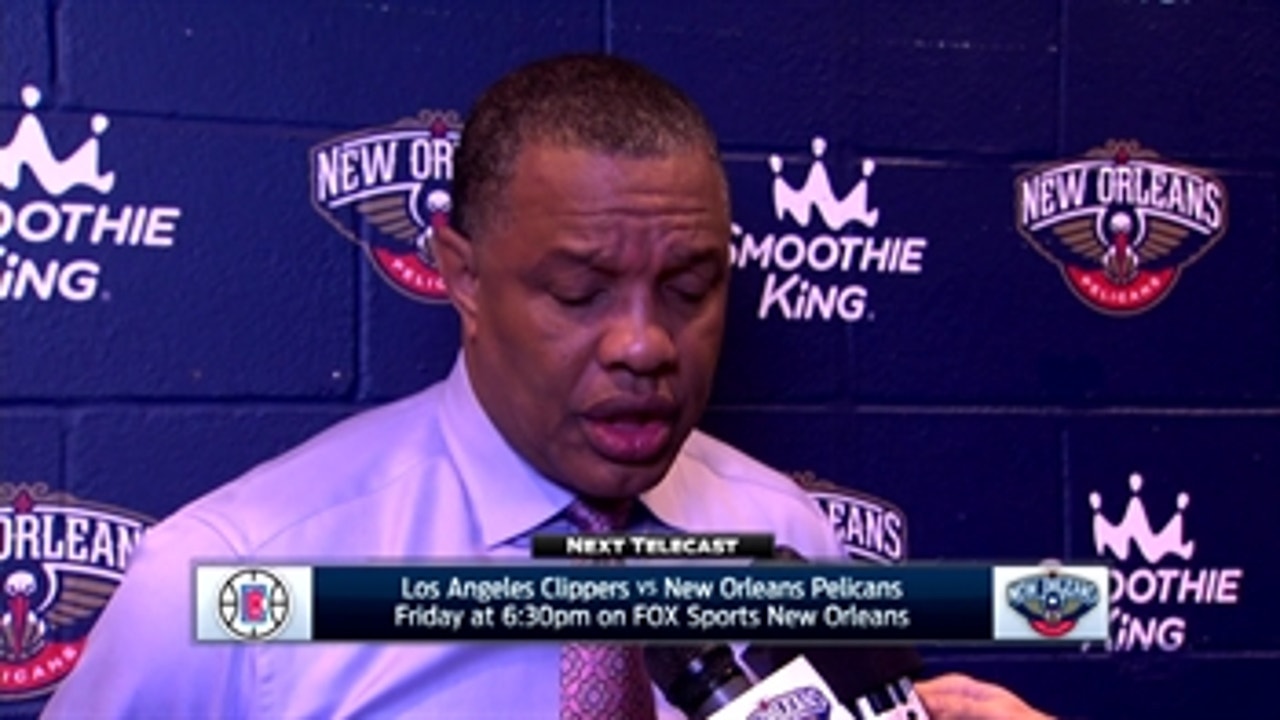 Alvin Gentry on good start in win over Los Angeles