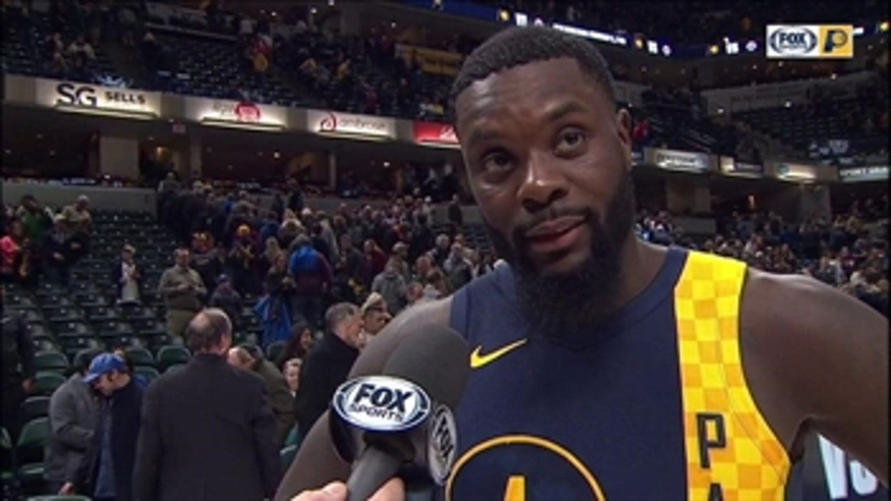 Lance Stephenson on Pacers' 'scrappy game' against 76ers