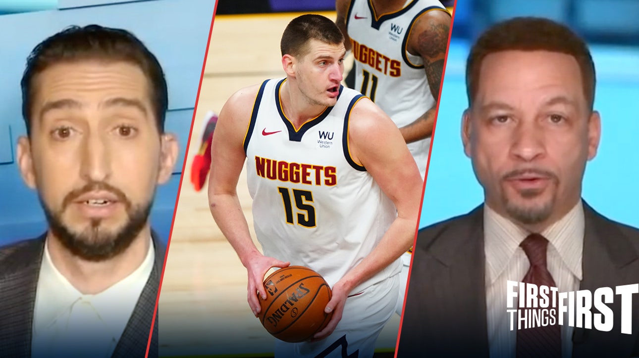 Nick Wright & Chris Broussard react to Nikola Jokić 'running away' with NBA MVP Title | FIRST THINGS FIRST