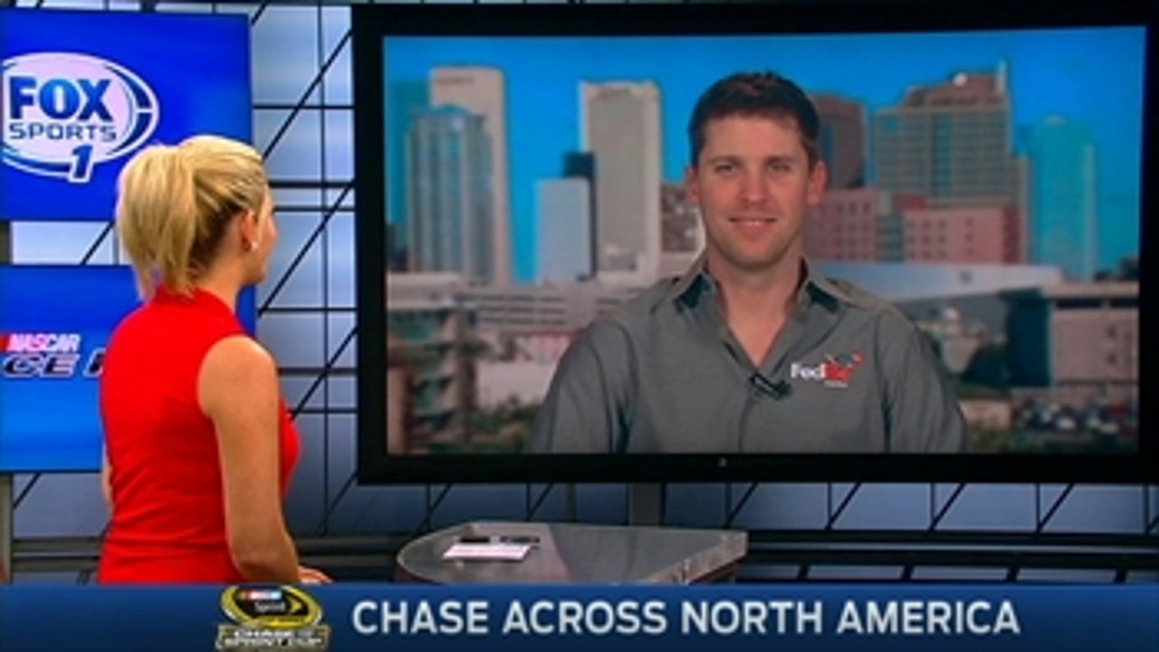 Denny Hamlin Checks in from Chase Media Tour