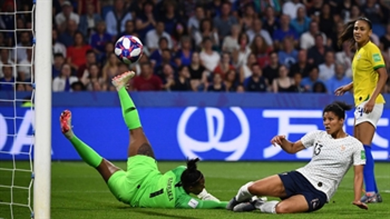 France take a 1-0 lead vs. Brazil on Gauvin's brilliant finish ' 2019 FIFA Women's World Cup™