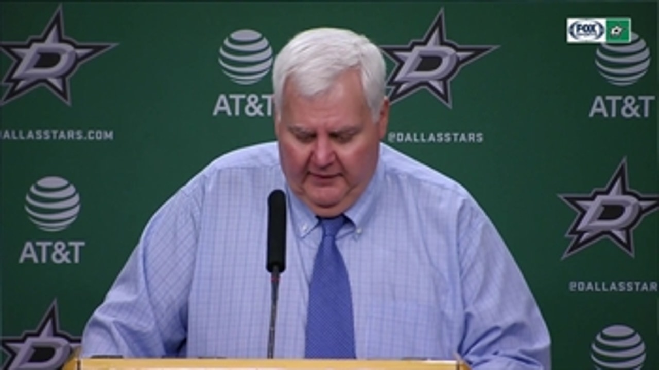 Ken Hitchcock on Stars defeating Sabres 5-1 at home