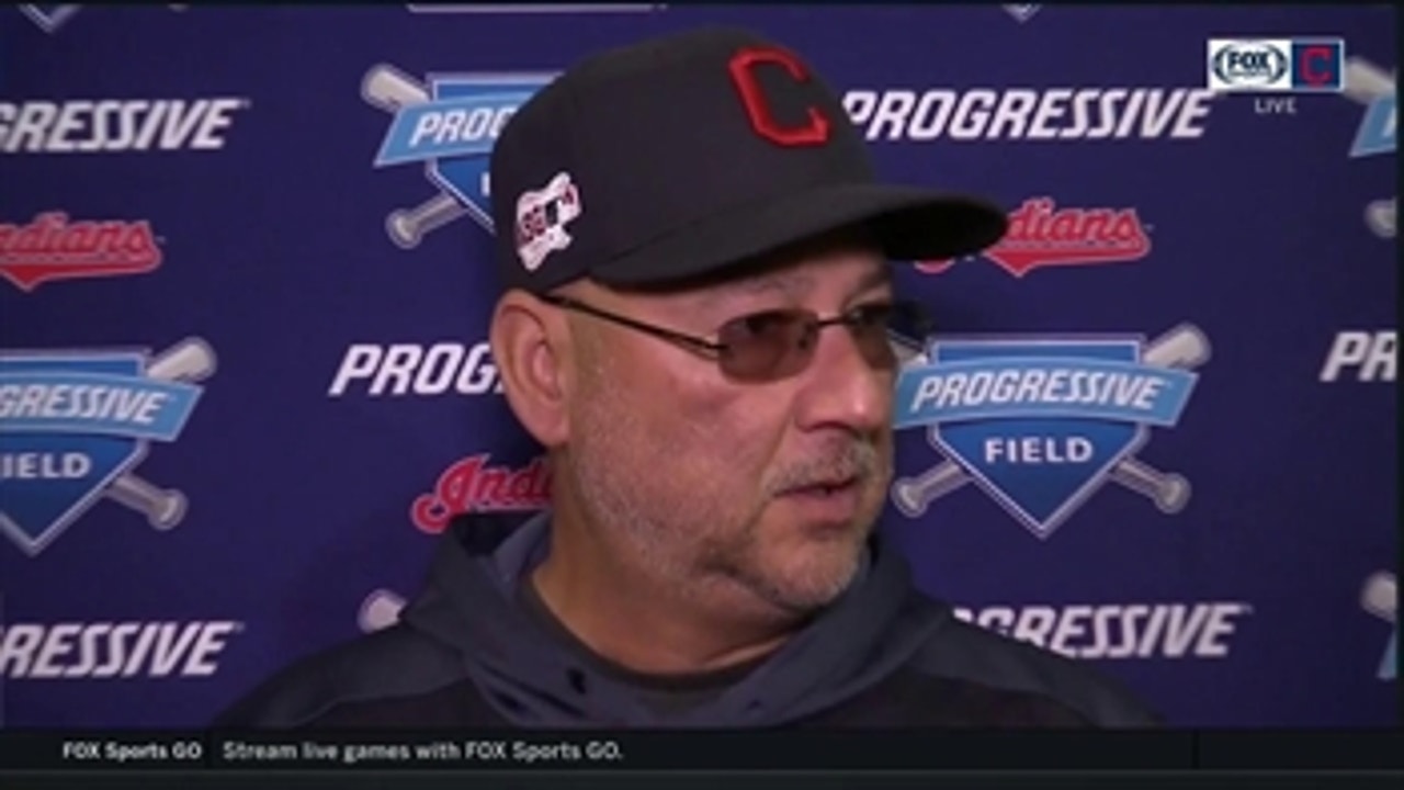 Terry Francona encouraged by Zach Plesac's first two outings