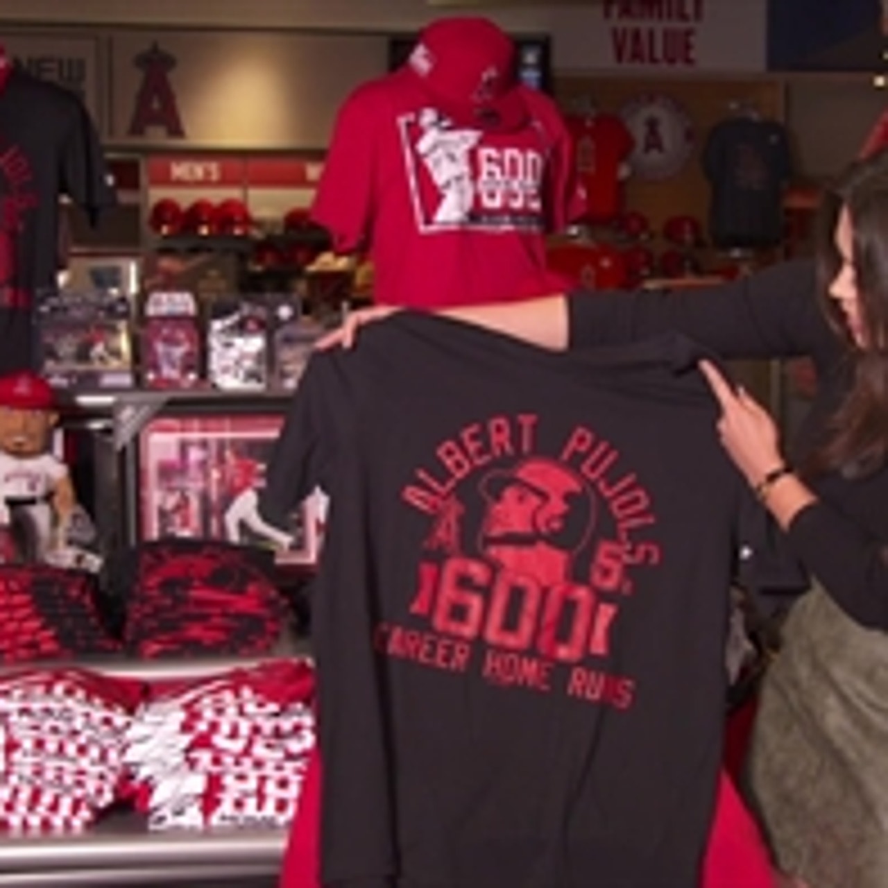 Angels Weekly 600 swag at the Angels Team Store