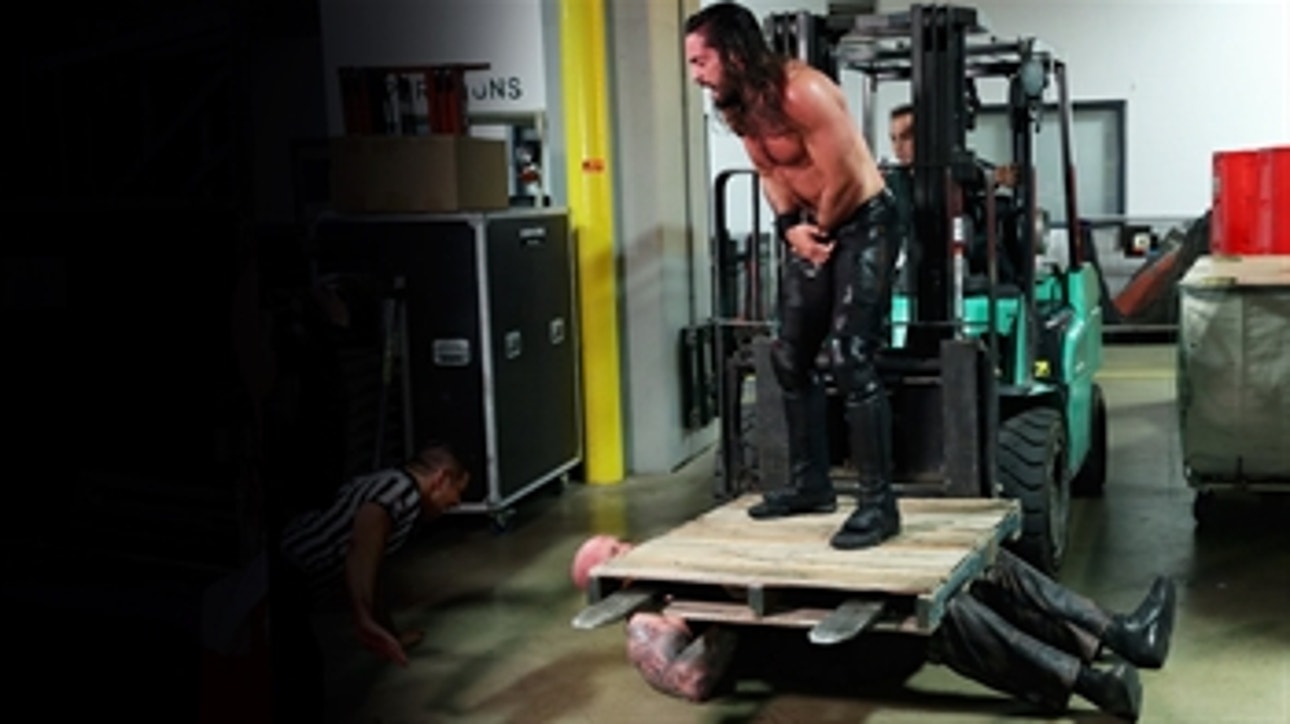 Seth Rollins uses a forklift to pin Erick Rowan: Raw, Oct. 28, 2019
