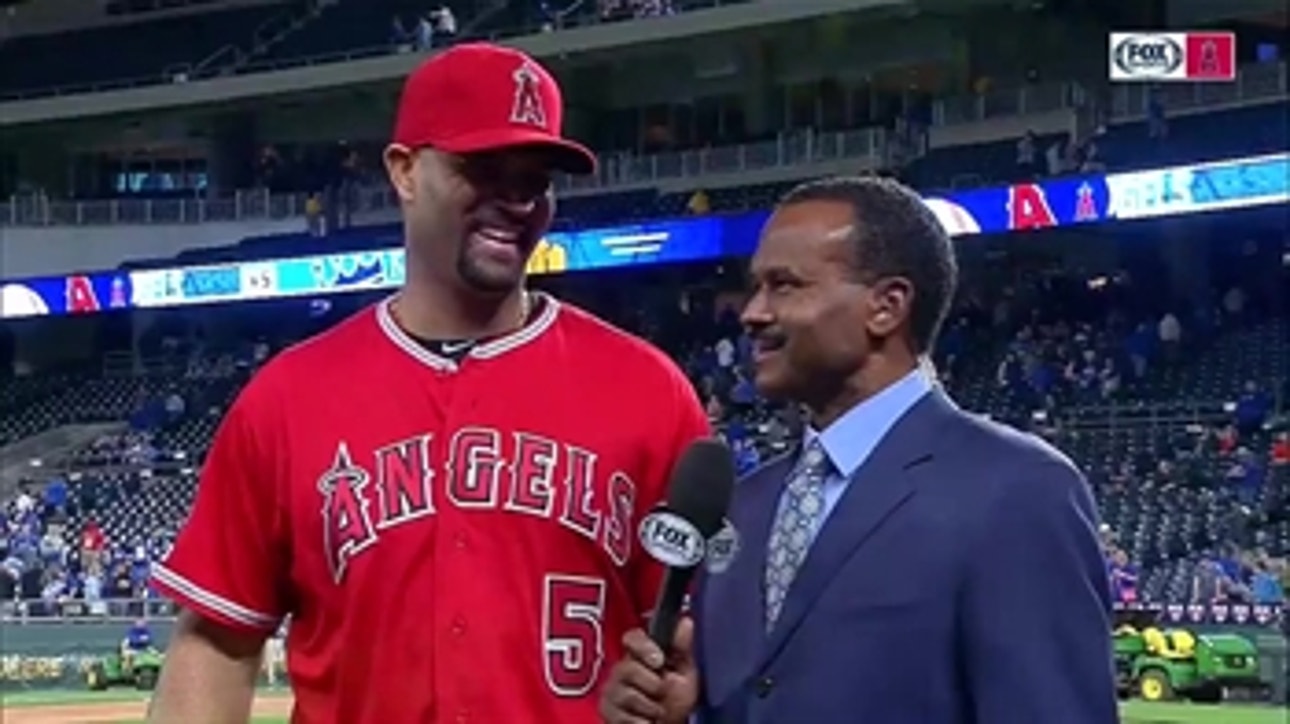 Albert Pujols' marks a milestone at a place he calls home