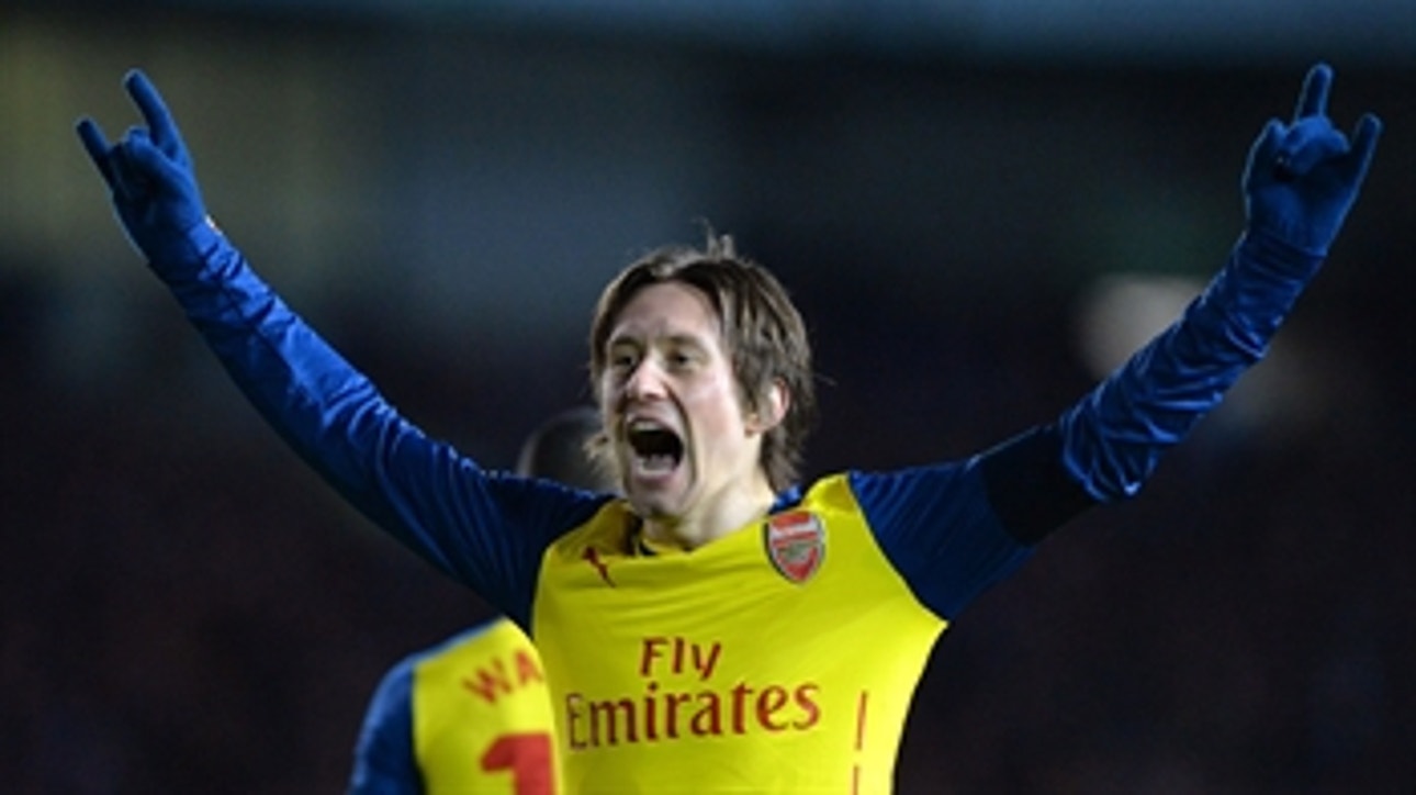 Rosicky scores incredible volley