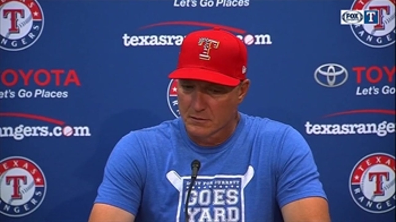 Jeff Banister on Minor's start in loss to Astros