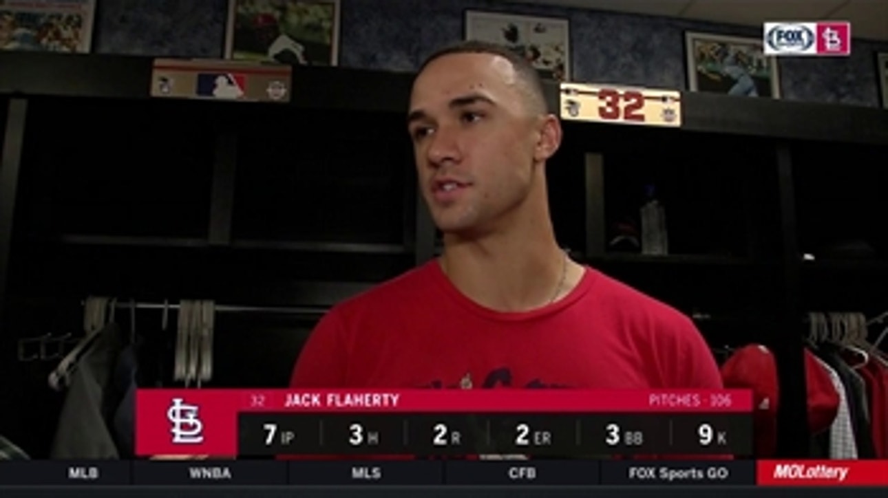Jack Flaherty: 'Yadi was able to calm me down' against Royals