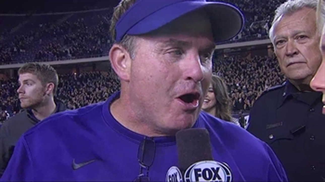 Gary Patterson: 'These guys just keep rising up'