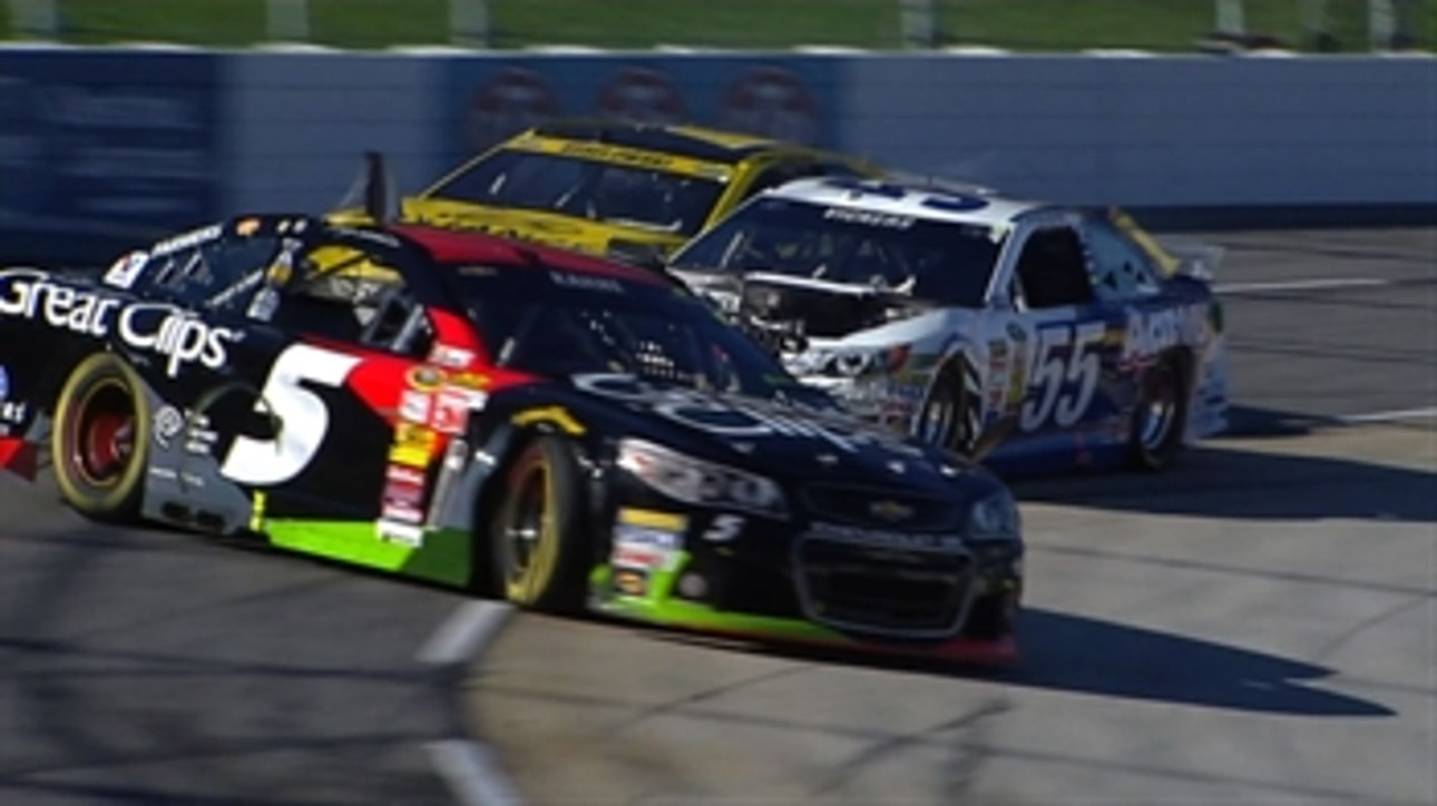 CUP: Vickers and Kahne Swap Paint  - Martinsville 2014