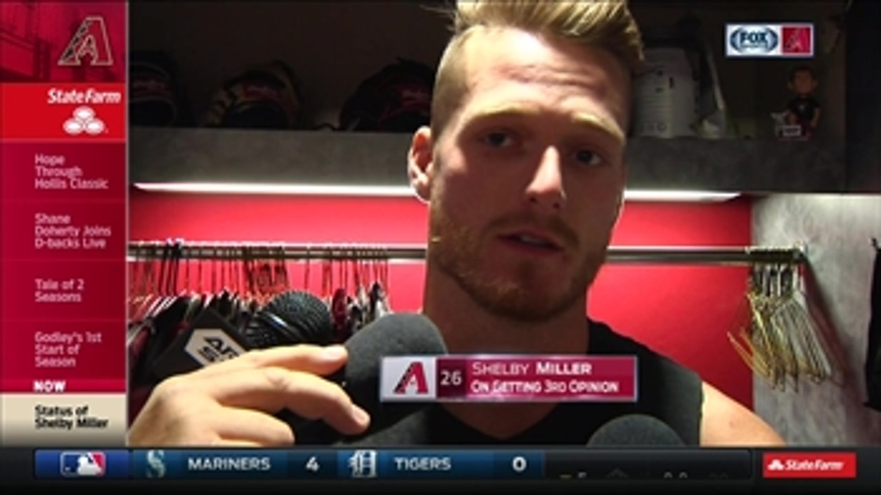 Shelby Miller awaiting another opinion on ailing elbow