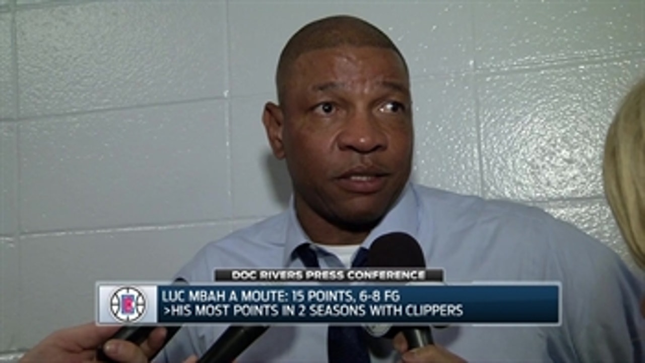 Doc Rivers postgame: Our defense is special because of Luc and DJ