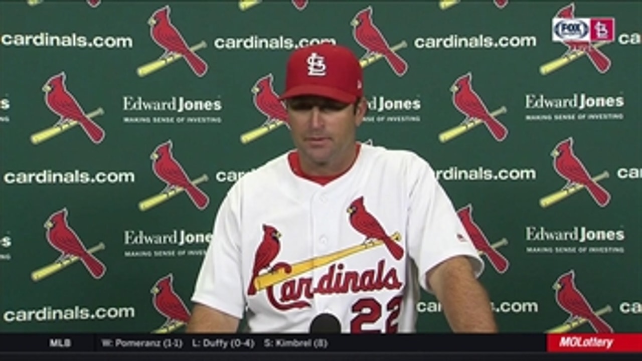 Matheny on C Mart: 'You couldn't ask for more than what he had'
