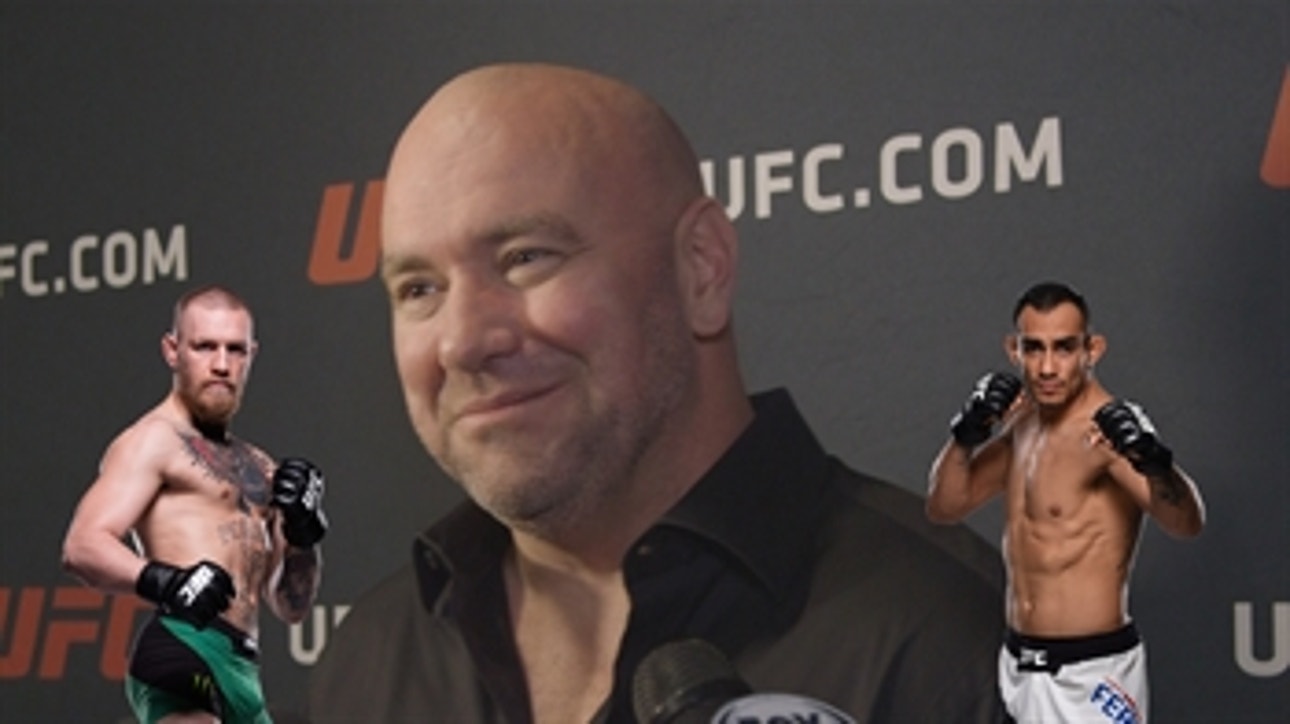 Dana White talks about a potential Conor McGregor fight with Tony Ferguson