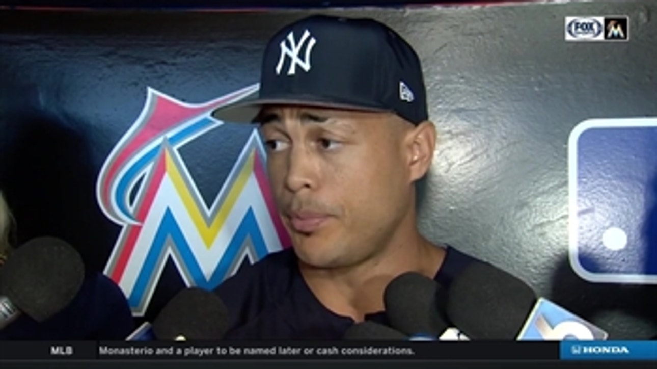 Giancarlo Stanton on adjusting to the Yankees