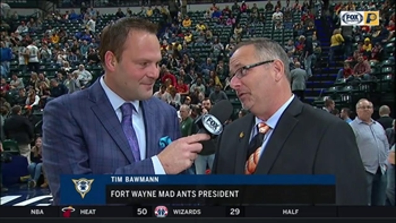 Fort Wayne Mad Ants president Tim Bawmann on growing relationship with Pacers