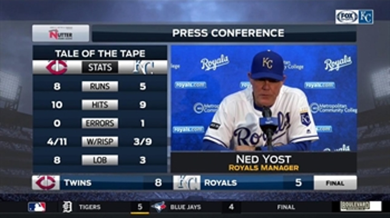 Ned Yost: 'Buchter stepped up tonight and did a great job'