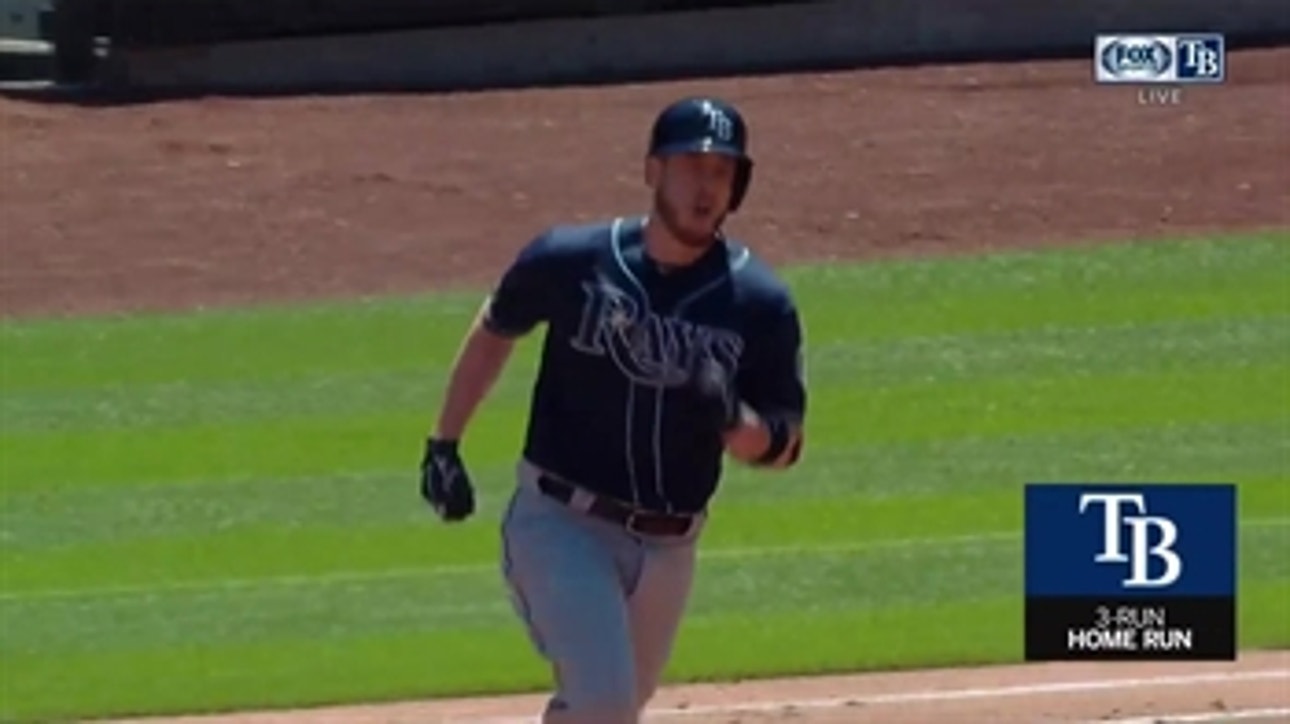 WATCH: Rays blast 3 deep home runs