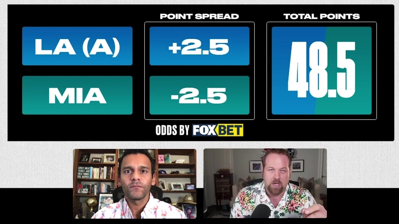 Geoff Schwartz on LA (A) vs Miami: ‘When it feels too good to be true, you take the other side’