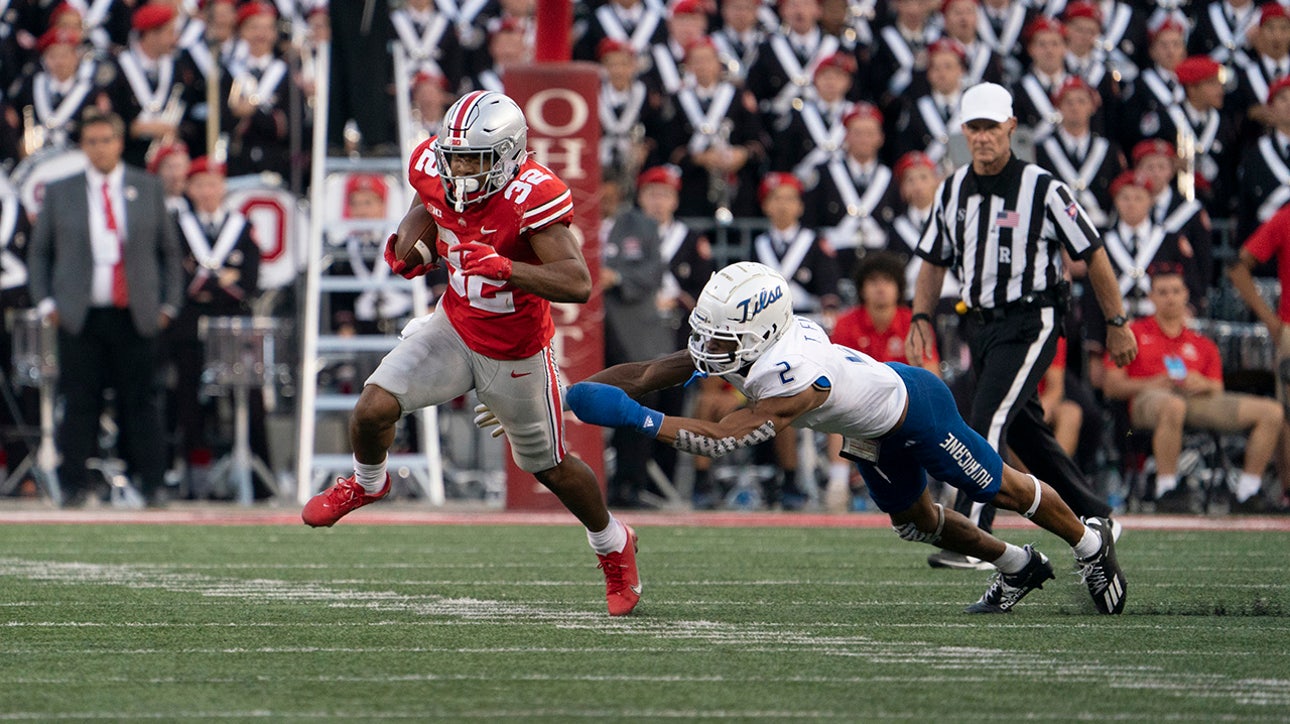 Treveyon Henderson racks up 277 rushing yards, three TDs as No. 9  Ohio State beats Tulsa, 41-20