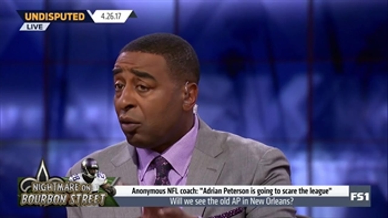 Cris Carter explains why Adrian Peterson fits with the Saints ' UNDISPUTED