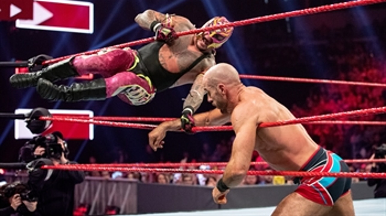 Ricochet vs. Cesaro vs. Sami Zayn vs. Andrade vs. Rey Mysterio - Gauntlet Match: Raw, July 29, 2019 (Full Match)