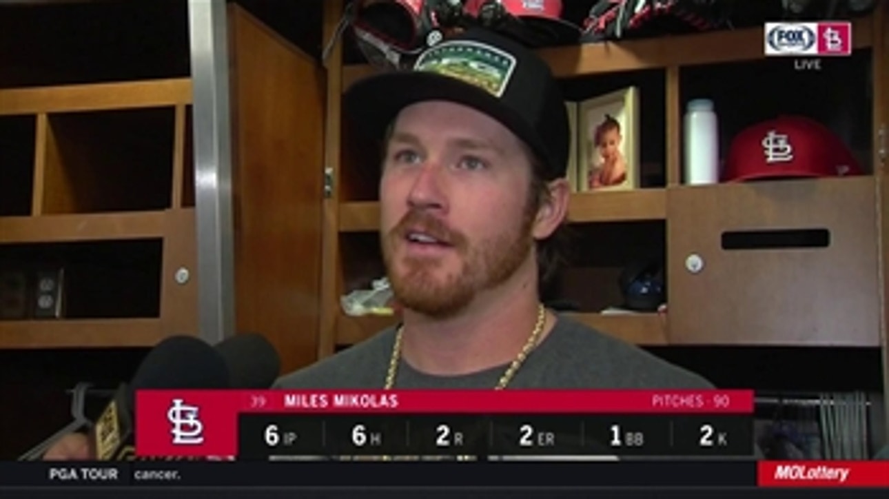 Mikolas on Cards' big first inning: 'I'll take the runs whenever they want to give them to me'