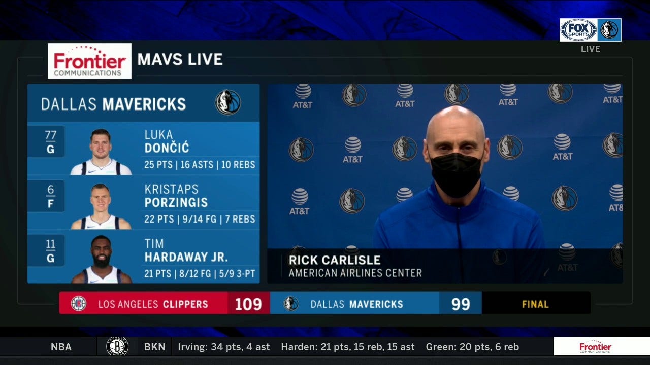 Carlisle: "It's difficult to win against a team like this when you react" | Mavs Live